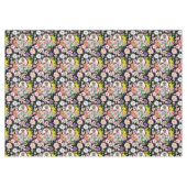 Hedgehog Schattigee bloemen Tafelkleed (Voorkant (Horizontaal))