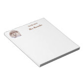 Hedgehog Schattigee Waterverf van het bureau van Notitieblok (Schuin)