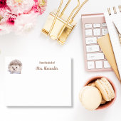 Hedgehog Schattigee Waterverf van het bureau van S Post-it® Notes