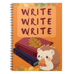 Hedgehog Schrijven Notitieboek voor Schrijvers en