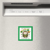 Hedgehog St. Patrick's Day Magnet (Insitu (Vaatwasser))