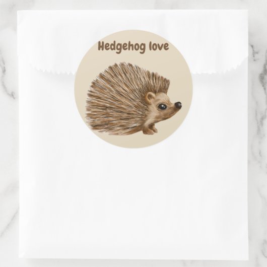 Hedgehog sticker scrapbooking plezier, stickers (Tas)