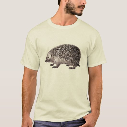 Hedgehog T-shirt voor volwassenen (Voorkant)