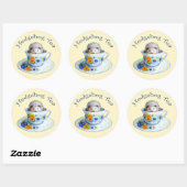 Hedgehog Tea Stickers (Vel)