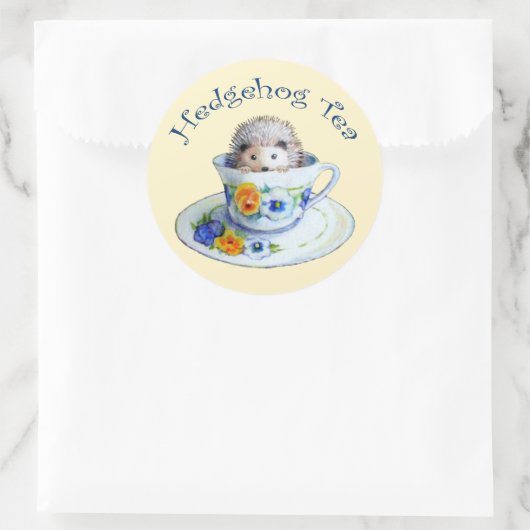 Hedgehog Tea Stickers (Tas)