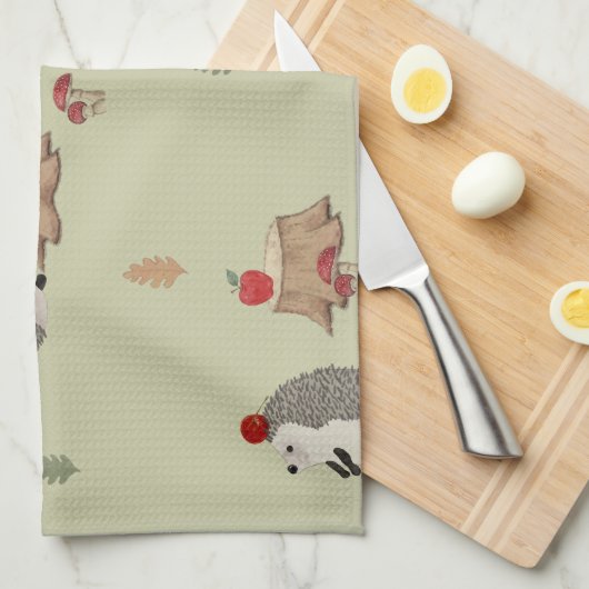 Hedgehog Theedoek (Quarter Fold)