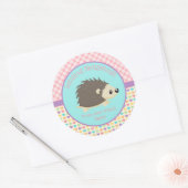 Hedgehog Valentijnsdag klasse Stickers (Envelop)