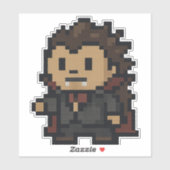 Hedgehog Vampire 6x6 Sticker (Vel)