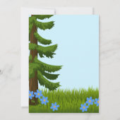 Hedgehog Verjaardag Uitnodiging (Achterkant)