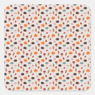 Hedgehog Vierkante Sticker