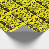 Hedgehog Volkskunst Cadeaupapier (Hoek)