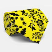 Hedgehog Volkskunst Stropdas (Opgerold)