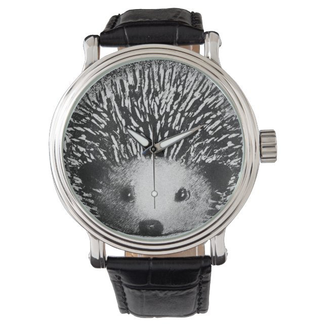 Hedgehog Watch Horloge (Voorkant)