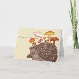 Hedgehog wenskaart kaart