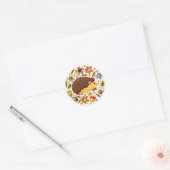 Hedgehog wereld hart sticker (Envelop)