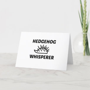 HEDGEHOG WHISPERER FEESTDAGEN KAART