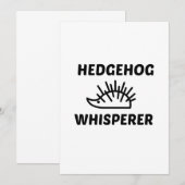 HEDGEHOG WHISPERER KAART (Voorkant / Achterkant)