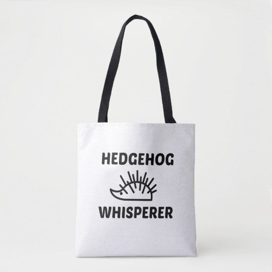 HEDGEHOG WHISPERER TOTE BAG (Voorkant)
