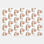 Hedgehog with Heart Love Inpakpapier Vel (Voorkant 2)
