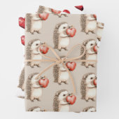 Hedgehog with Heart Love Inpakpapier Vel (In situ)