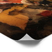 Hedgehog Woodland Animal Art Print Poster (Hoek)