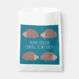 Hedgehog woodland Dank u Bedankzakje