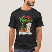 Hedgehog  Xmas Decorations Santa Hedgehog Christma T-shirt (Voorkant)