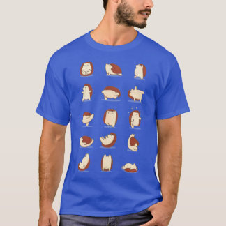 Hedgehog yoga family boy t-shirt
