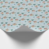 Hedgehogs and Squirrels Cadeaupapier (Hoek)