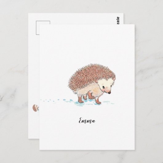 Hedgehog's Big Adventure Briefkaart (Voorkant / Achterkant)