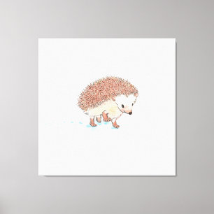 Hedgehog's Big Adventure Canvas Afdruk