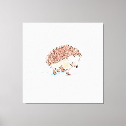 Hedgehog's Big Adventure Canvas Afdruk (Voorkant)