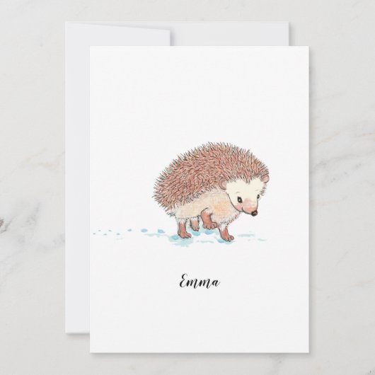 Hedgehog's Big Adventure Kaart (Voorkant)