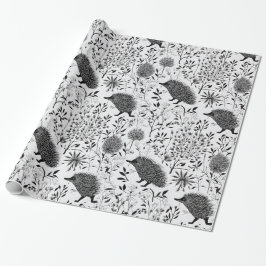 Hedgehogs Designer Verpakkingspapier Cadeaupapier