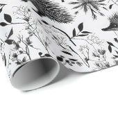 Hedgehogs Designer Verpakkingspapier Cadeaupapier (Rol Hoek)