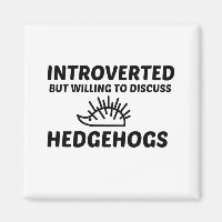 HEDGEHOGS IS INGEVOERD, MAAR WIL DEZE BESPREKEN