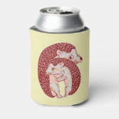 Hedgehogs knuffelen blikjeskoeler (Blikje Achterkant)