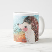 Hedgehogs praten met elkaar Illustratie Grote Koffiekop (Voorkant rechts)