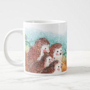 Hedgehogs praten met elkaar Illustratie Grote Koffiekop