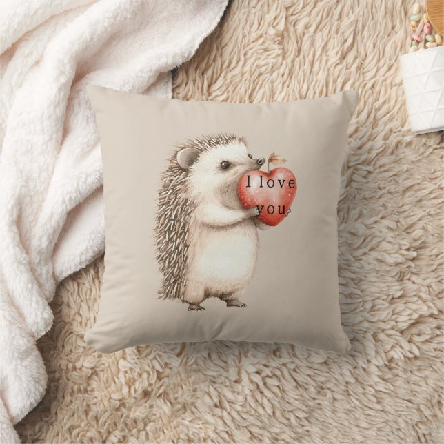Hedgehogs with Heart Love Kussen (Deken)