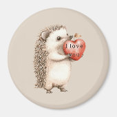 Hedgehogs with Heart Love Magneet (Voorkant)