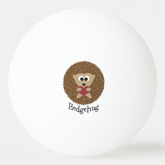 Hedgehug Hedegel Pingpongbal (Voorkant)