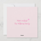 Hedgehugs. Cute Hedégel Kerstmis Feestdagenkaart (Achterkant)