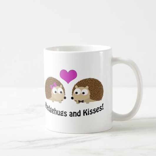Hedgehugs- en Kisses-egel-liefde Koffiemok (Rechts)
