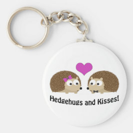 Hedgehugs- en Kisses-egel-liefde Sleutelhanger