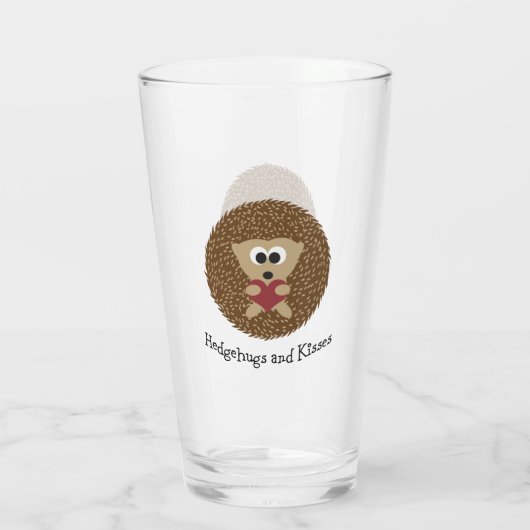 Hedgehugs en Kisses heegel g Glas (Achterkant)