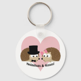 Hedgehugs en Kisses Hégel Couple Sleutelhanger