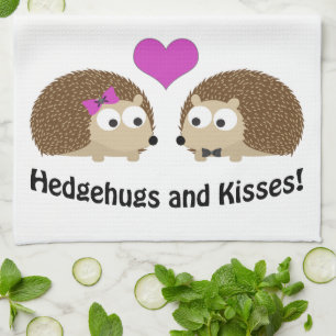 Hedgehugs en Kisses Hégel Love Theedoek