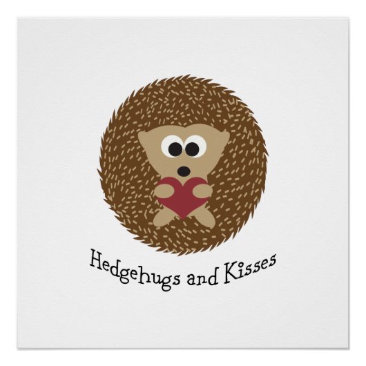 Hedgehugs en Kisses Hégel Poster (Voorkant)