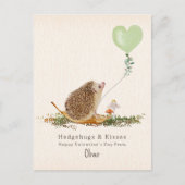 Hedgehugs & Kisses Hedgehog Classroom Valentijn Briefkaart (Voorkant)